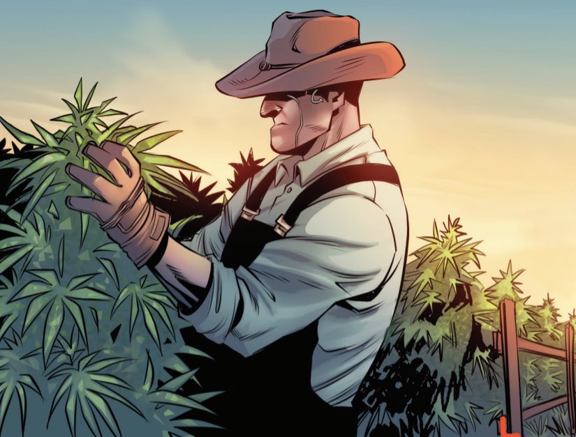 DevilsDue's tweet photo. If yesterday’s preview wasn’t enough. Did you know that #TheEncoded also features a pot growing android?!
Catch up now! ➡️ https://t.co/mrRf9bmPF1 #devilsdue #android #weed #comics https://t.co/dQIEvkTLAs