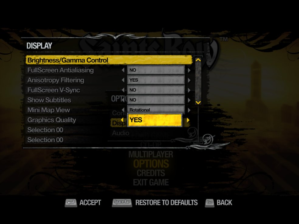 IdolNinja's tweet photo. A binary choice for Graphics Quality is all you need on PC, right? #PatchTroubleshooting https://t.co/QxSCrunQcq