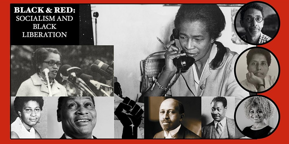 NYPLEvents's tweet photo. Tonight, 4/1 at 6:30 PM, join a conversation with @TheBarbaraSmith, Robin D.G. Kelley, and Charisse Burden-Stelly (@blackleftaf) on the relationship between Black activists and the socialist movement. Register for the free, virtual @SchomburgCenter event! https://t.co/khWNZvtIiP https://t.co/weOIv14nZd