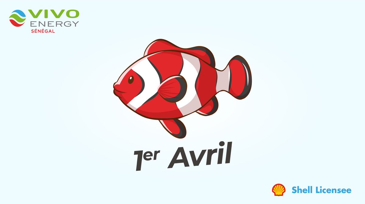 VivoEnergySN's tweet photo. Et si on se racontait des histoires drôles !
Partagez-nous la meilleure blague de “poisson d’Avril “que vous ayez faite ou qui vous a été faite et tentez de gagner une carte carburant
A vos claviers !
#VivoEnergySenegal #Avril #PoissondAvril #HelloAvril https://t.co/kQRYT0cbv3