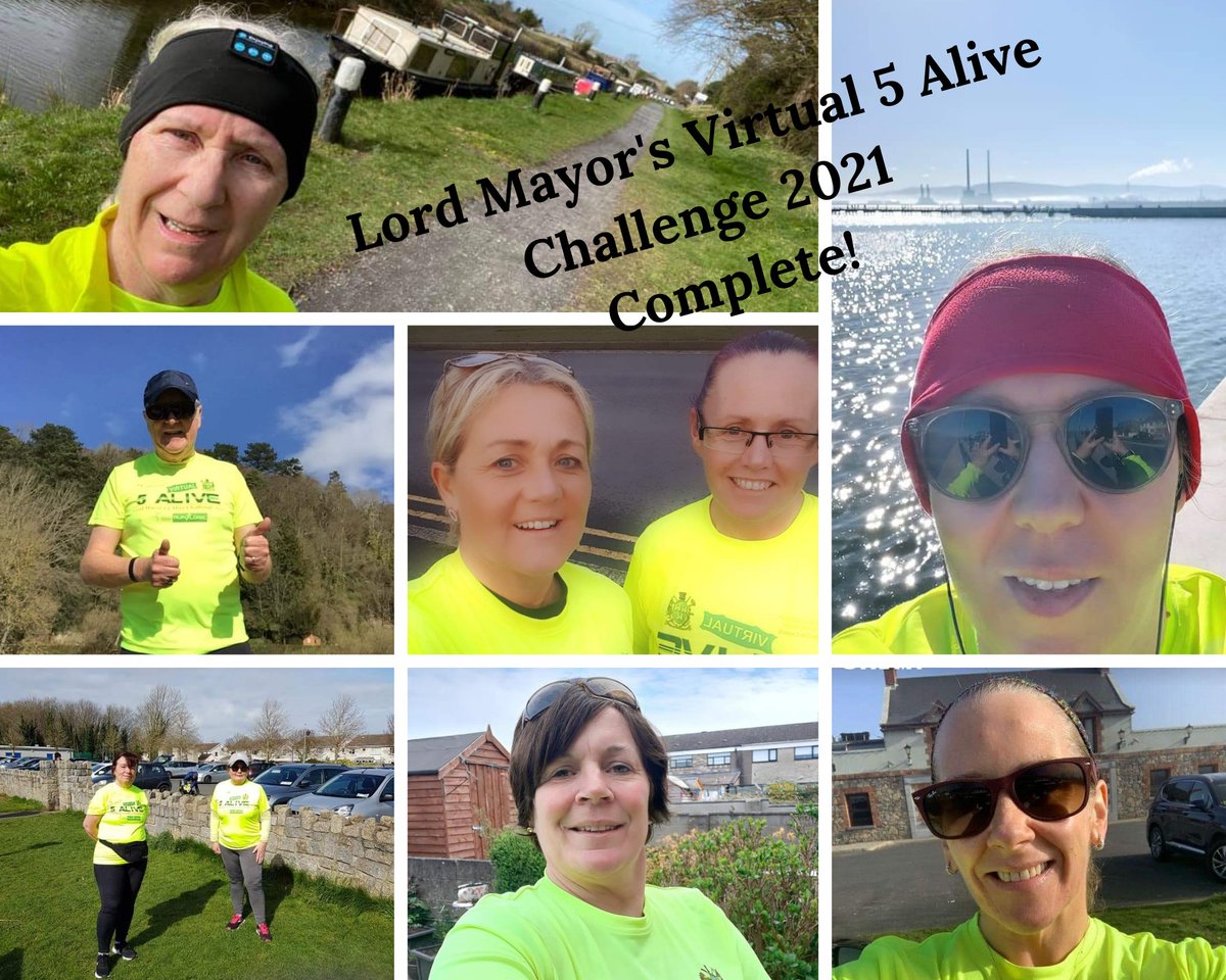 LordMayorDublin's tweet photo. The #LM5Alive Virtual Challenge 2021 is complete! Well done to the almost 400 people who took up the Challenge on 1st January and completed 5 virtual races and kick start a new regular fitness habit. Now to keep it up! Congratulations to all involved! https://t.co/IjeXYD41iS
