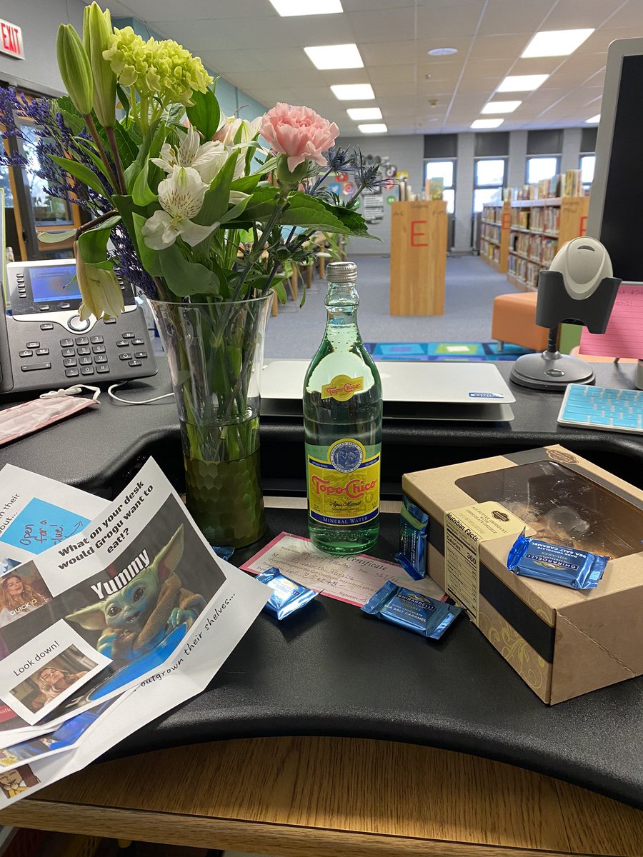Getting spoiled and appreciated for something you genuinely enjoy doing seems so extra! ❤️Being a para for <a href="/MrsAColwell/">Audrey Colwell</a> is such a fun and and rewarding job. Wouldn’t want it any other way😉 Scavenger hunt for the win!!!!😂#mymisd #Slaughterliveskind #prideinside2021