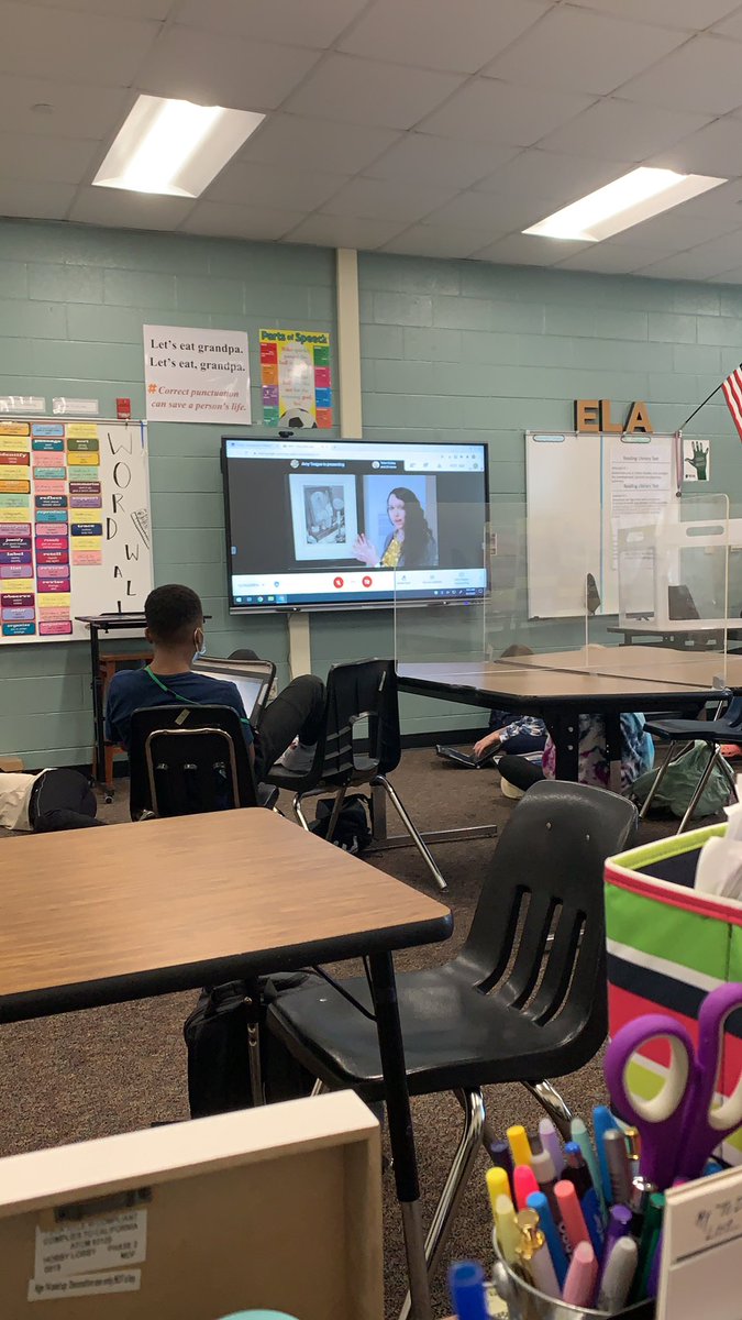MrsAmyTeague's tweet photo. It’s STEAMM day in ELA at KMMPM! Thanks to the Columbia Museum of Art and our grant for this awesome virtual tour to learn about Escher &amp; his art! The students loved it! We made lots of connections to STEAMM &amp; poetry! @KMMPMPanthers @INC_PB @DocWLHPlatt @msdrmyers  @MedPro21 https://t.co/T19IYmtvHd
