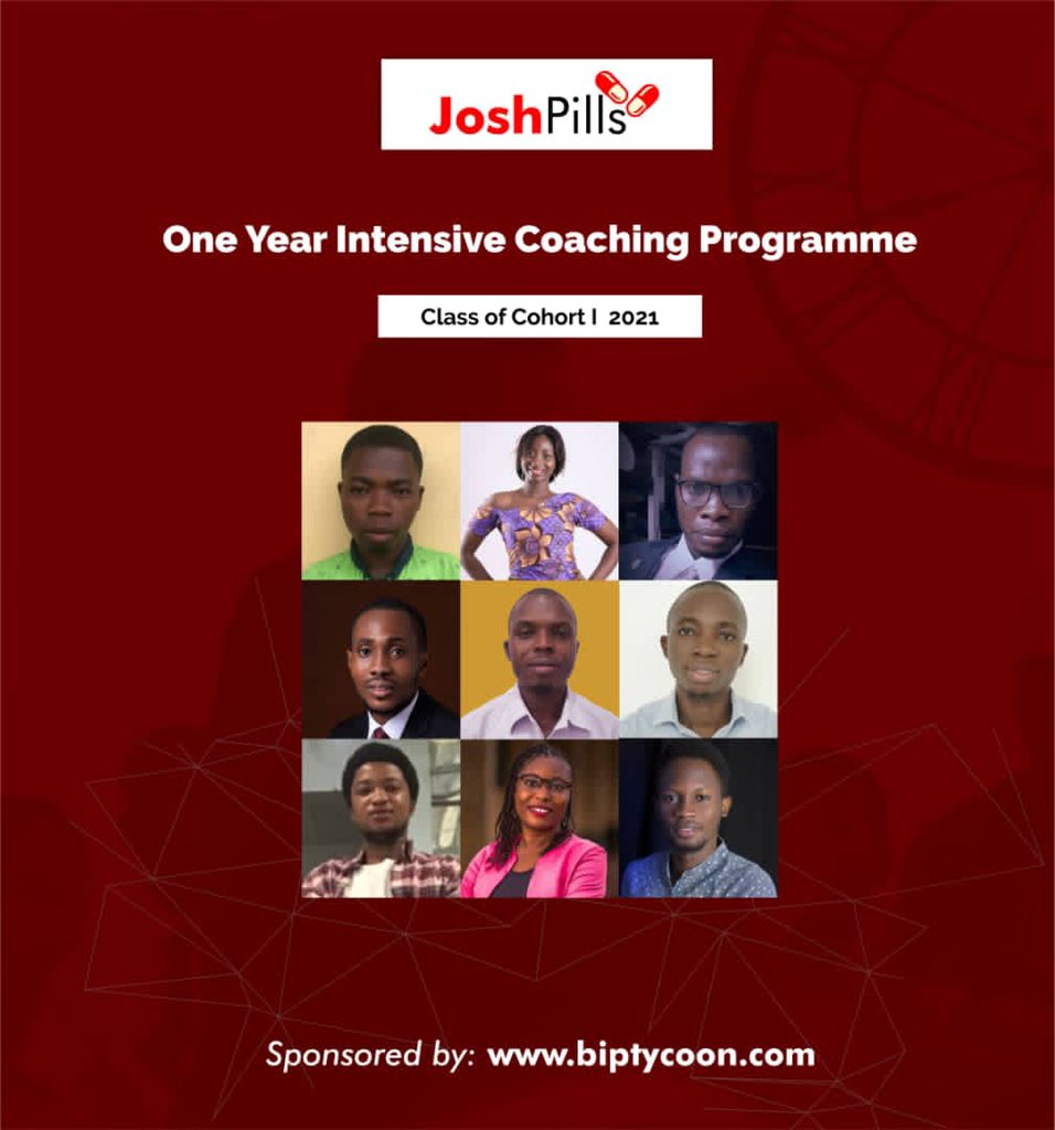 Josh_Pills's tweet photo. Class of Cohort I at JoshPills Coaching Programme. Registration for Cohort II is open: Register Now:   https://t.co/J8oD6pncD1 https://t.co/FUYUQoBRhC