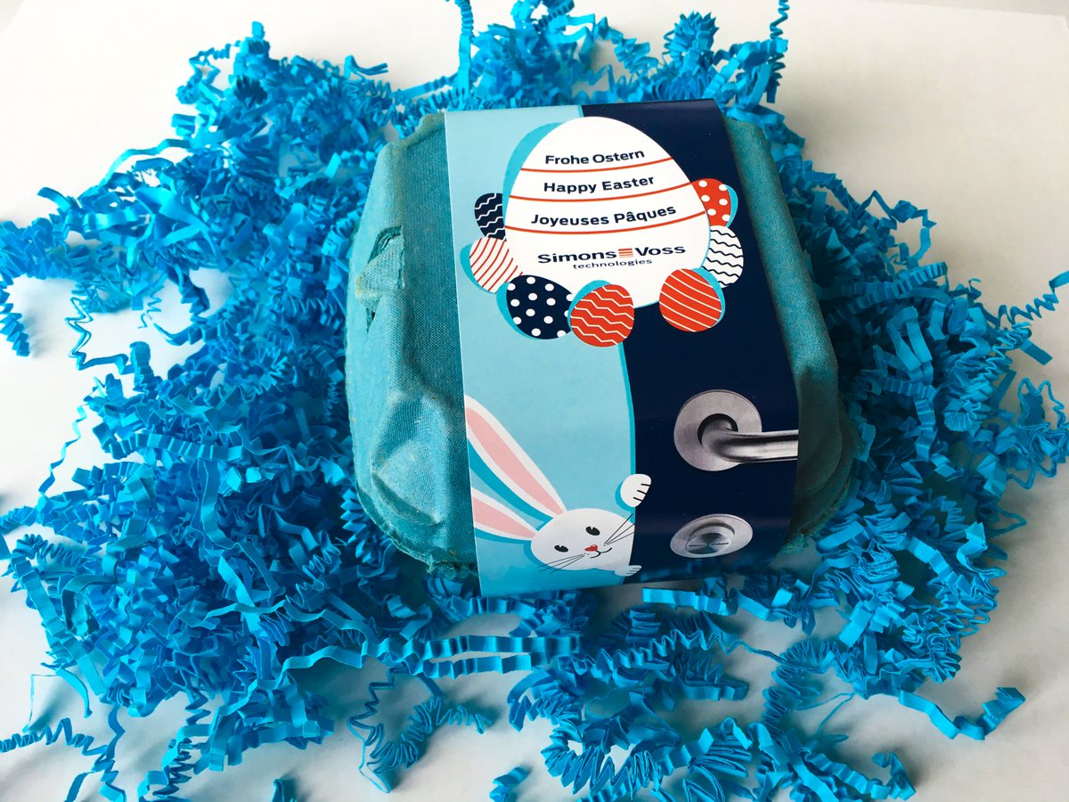 SimonsVossFR's tweet photo. L'équipe #SimonsVoss vous souhaite une joyeuse Pâques !  #Easter #keylessworld 🎉🐰 https://t.co/0lP7EzsgyU
