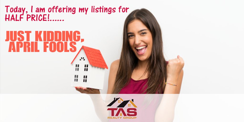 TASRealty's tweet photo. TODAY ONLY! Get the listings while they're hot! 😂😝 #AprilFools

#tasrealtygroup #houstonrealestateagent https://t.co/smEzyMVkZT