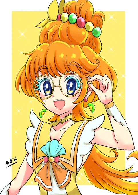 変身後そろそろメガネかけたプリキュアが出てきてもいいv(*'-`) #プリキュアメガネ部 