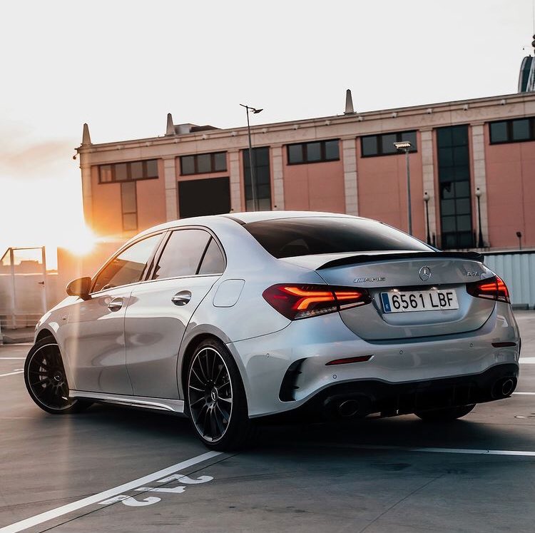 mbaclass's tweet photo. The sporty reinterpretation of the classic 3-box design gives the Mercedes-AMG A 35 4MATIC sedan a dynamic elegance. 📸: @airmadrid (IG) for #MBsocialcar

#MercedesAMG #A35 #DrivingPerformance https://t.co/I2rUf0vnlm