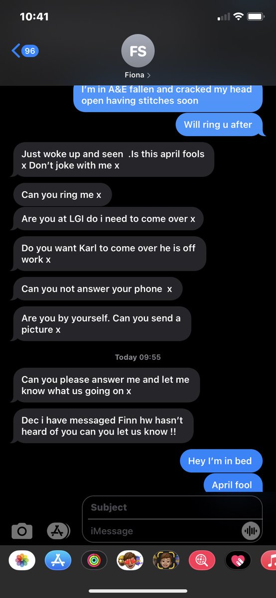 Don’t drunk message ur mum an April fools and fall asleep... don’t think I’ll be getting an Easter egg Sunday