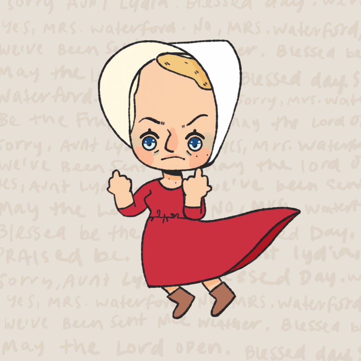 JustMips's tweet image. I’m watching the Handmaids Tale and ITS SO GOOD. No spoilers, I’m only on season 2!
#fanart #digitalart #procreate #TheHandmaidsTale