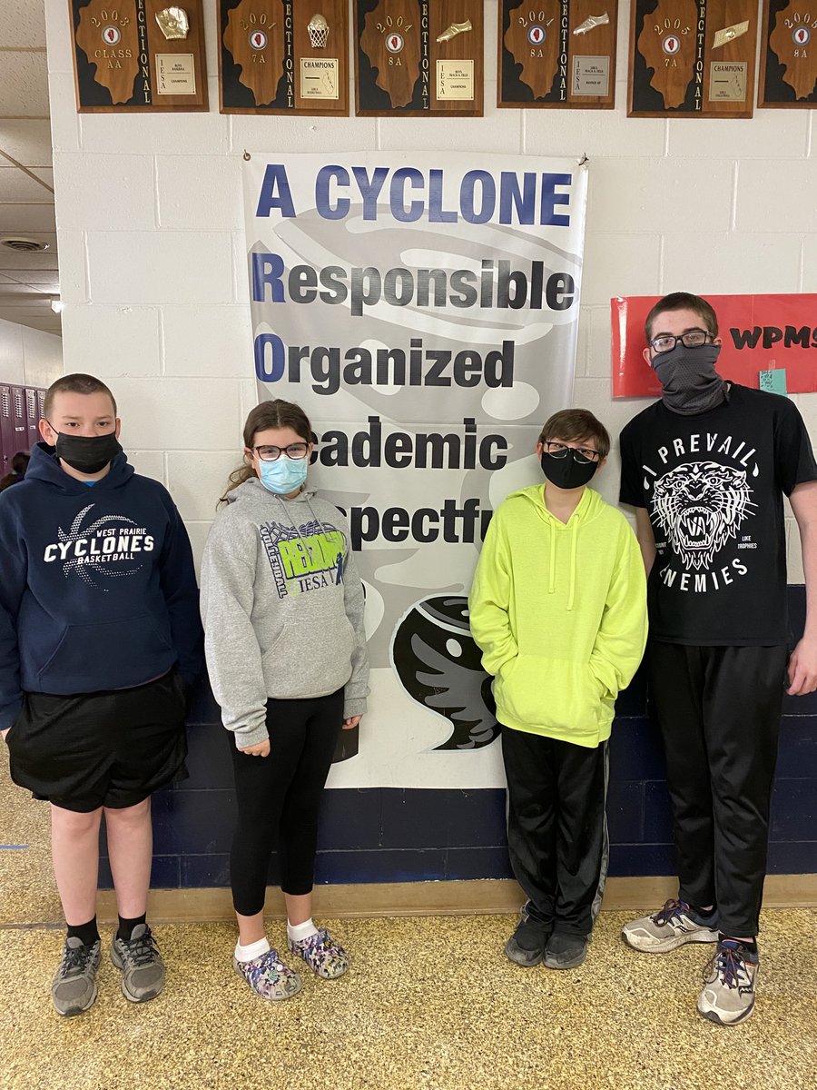 MSprincipalCW's tweet photo. Congratulations to our April Cyclones of the Month! #wpmschat https://t.co/hHd3csgf8a