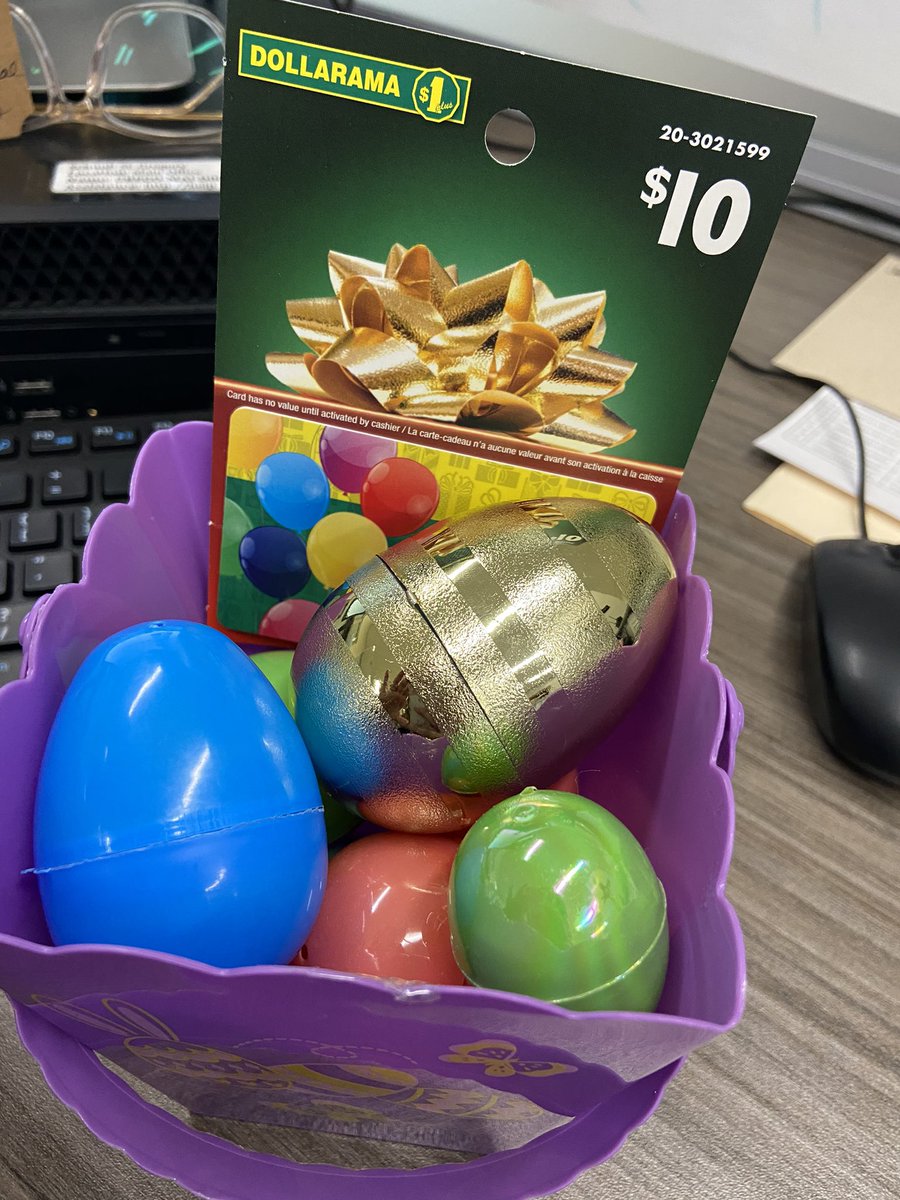 Easter Egg Hunt this morning &amp; I found a golden egg 🎉 🐰 what a great way to start my last day <a href="/StGregory01/">St.Gregory</a> ❤️
