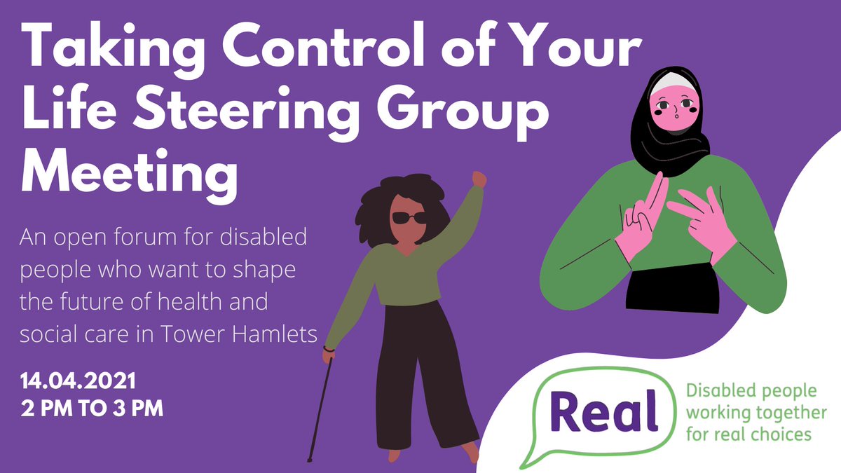 RealDPO's tweet photo. ๐ข The good, the bad, and the ugly of #HealthAndSocialCare โ we want to hear it! Join our #TakingControlofYourLife project's second open forum on 14.04 to help us shape the future of our services. https://t.co/KmL3tKuDk3
#TowerHamlets @TowerHamletsNow #DisabilityEquality https://t.co/96OvZkJ5PJ
