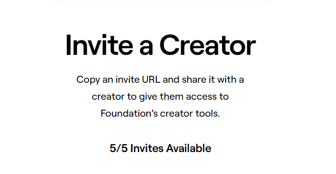 After the last sale on @withFND I received 5 invites. Would be happy to share it. 
RT &amp; Follow, leave your art in the comments.