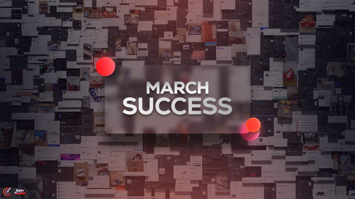 Even though the second half of March was quite dry, that didn’t put a stop to our success.🎊

We will select one lucky follower who retweets and likes this post to receive a checkout link in their DM’s next week, so make sure to participate!♻️🧡