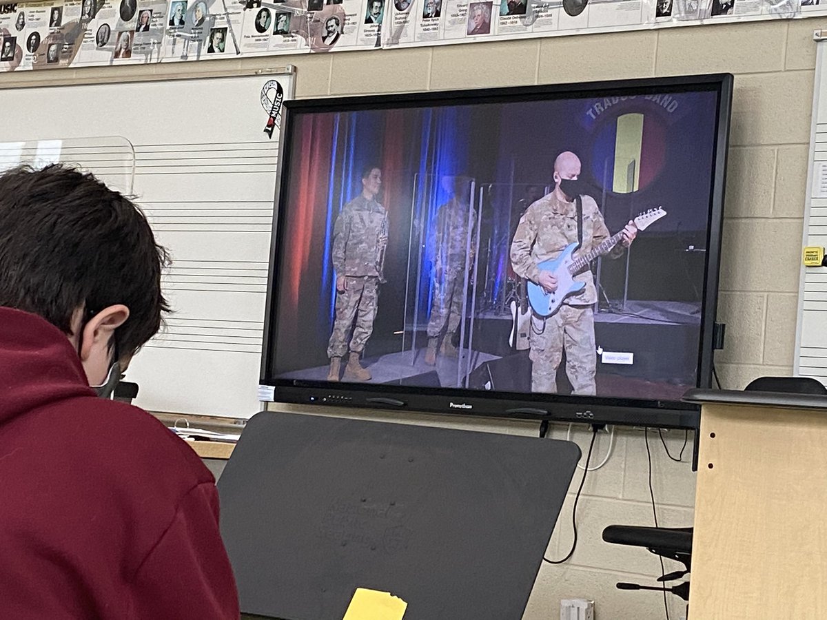 brickellbands's tweet photo. Thanks to @TRADOC @TRADOCBand for presenting to @brickellbands today! @Principal4GT @BrickellAcademy https://t.co/OQvpvPXru3