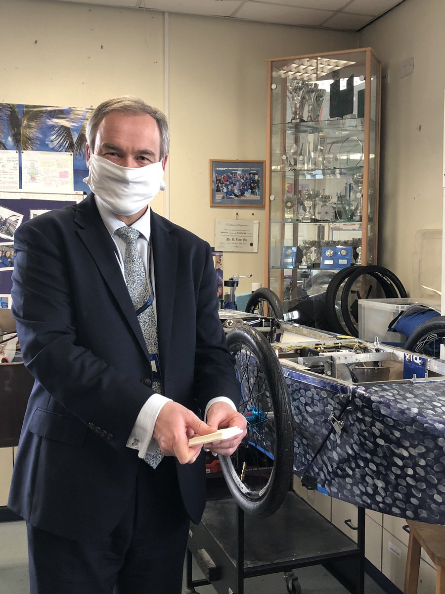 Hummingbird_PHS's tweet photo. A special visit today from our Headteacher. He had the honours of adding his thumbprint to the rest of our teams, past and present, on Hummingbird! @PHSGirls @Greenpowertrust https://t.co/XMLS9AGbYw