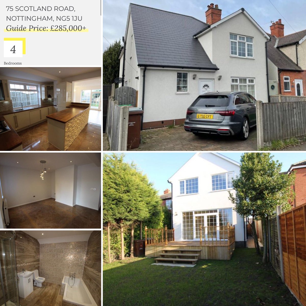 auctionestates1's tweet photo. Freehold 4 bed detached house in Basford, recently refurbished in 2016. Offered with vacant possession on 15th April. #auction #property #freehold #residential #vacant #aprilauction https://t.co/5OmBgVvTDK