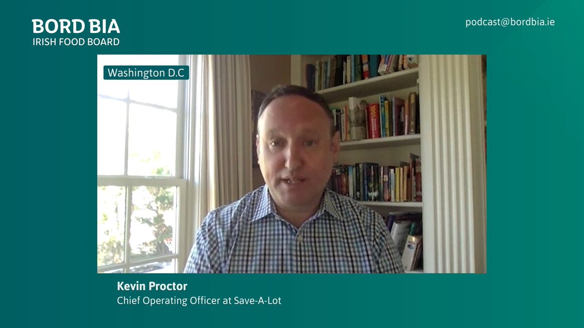 Bordbia's tweet photo. On the latest #BordBiaBulletin, Kevin Proctor, Chief Operating Officer at Save-A-Lot supermarkets speaks to @HenryHorkan, Bord Bia's Manager of North America, about the changing grocery space in the USA.

Watch here: https://t.co/u0o3WbnZe5 https://t.co/XRiUQR0yUT