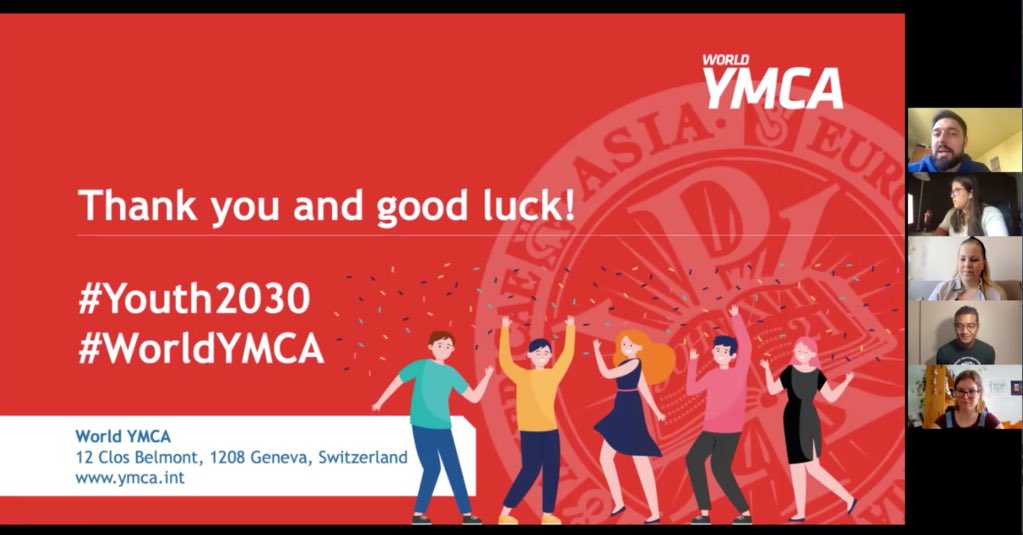 RazvanSassu's tweet photo. The @WorldYMCA delegation is getting ready for next week’s ECOSOC Youth Forum, which celebrates its 10th anniversary. With so many pandemic-related challenges that youth are facing, it’s more important than ever to #SpeakUp. #Youth2030 https://t.co/nR53dJFAYM