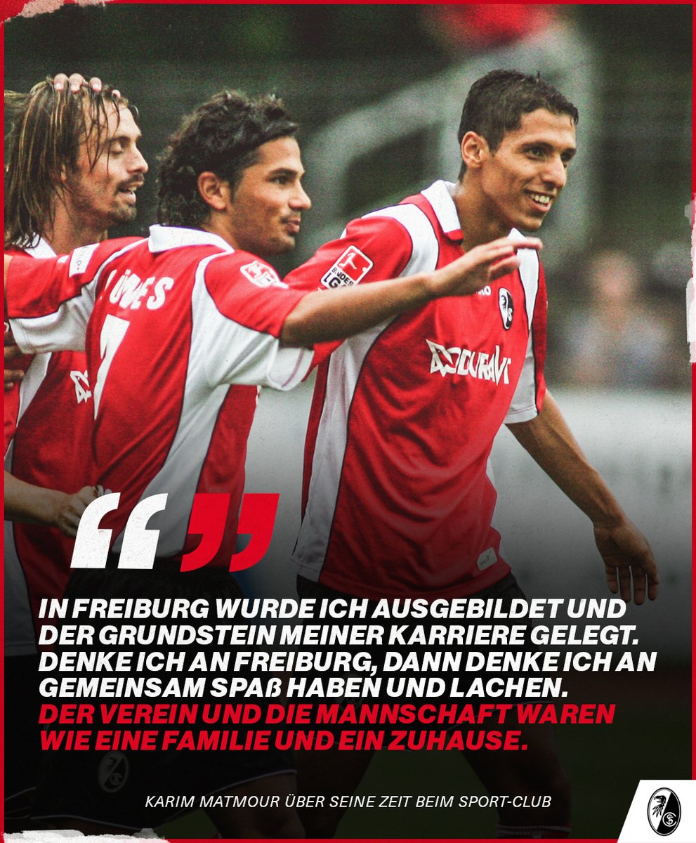 scfreiburg's tweet photo. Vor #BMGSCF haben wir mit Karim #Matmour gesprochen, der in seiner Karriere sowohl das Borussia- als auch das #SCF-Trikot getragen hat!
Zum Interview und Video-Highlight: https://t.co/b6QNAokIL2 https://t.co/WfcMB8ffkf