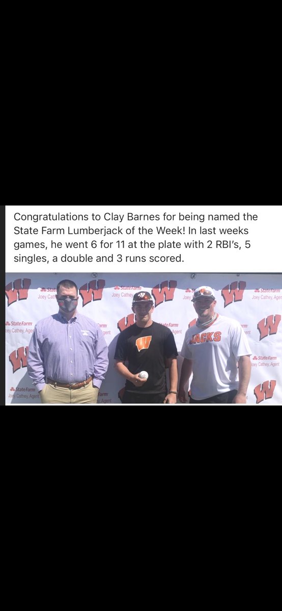 Bobby_Barnes76's tweet photo. @iam_clayballa12 Lumberjack of the week good job!!! https://t.co/OMgRNthjLH