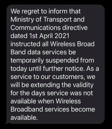 Myanmar junta orders internet service providers to shut down all wireless broadband services starting from tonight until further notice. They still allow expensive fiber internet but majority population can not afford it. 
#WhatsHappeningInMyanmar 
#keepiton