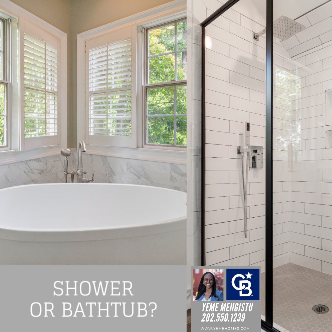 Yemehomes's tweet photo. #thursday #thursdayspecial #bathtub #shower #whichone #thinkthursday #yemehomes #dclove #onelove #lifeisbeautiful https://t.co/sMw8JSL3aE