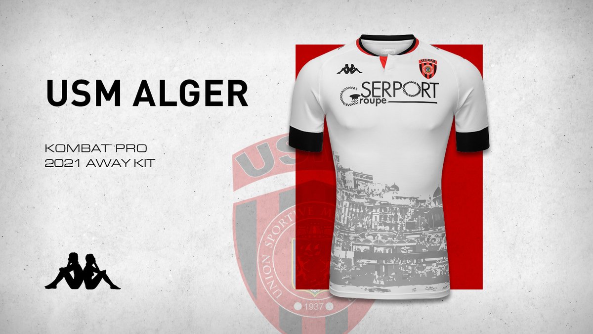 KappaFrance's tweet photo. 🇩🇿⚽️Kombat™ Pro USM Alger 2021 

⚪️🔴 Découvrez la nouvelle tenue AWAY de l'  @USMAofficiel ! 

 🛒Shop ton kit : https://t.co/mdLtShI6XD 

#KappaSport #USMAlger https://t.co/XrIqMfRb8N