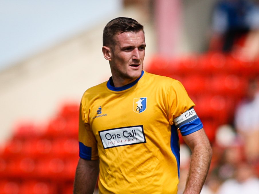 mansfieldtownfc's tweet photo. We are deeply saddened to learn of the passing of our former captain Lee Collins, who has passed away aged 32.

Lee played for us from 2015 to 2017.

Our sincere condolences are sent to his loved ones at this incredibly difficult time.

Rest in peace, Collo.
💛💙 https://t.co/hAOx1qimth