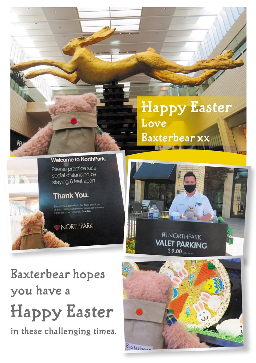 Baxterbearsays's tweet photo. Happy Easter in these challenging times, love Baxterbear xx @Soldierscharity @ColdstreamGds @BritishArmy
 @Householddiv https://t.co/saCMOaPCsR