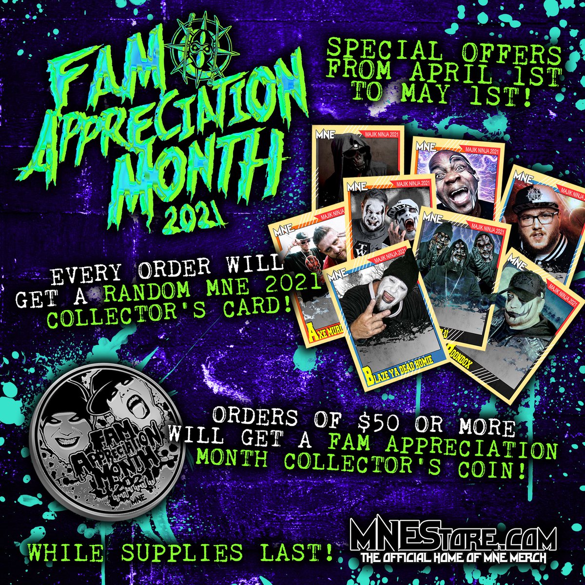 TwiztidShop's tweet photo. Happy Fam Appreciation Month! 

Every order gets a random artist collectors card, orders over $50 get a new collectors coin at https://t.co/1pd1qggPJn! 

Week 1: Throwback Week features throwback shirt designs PLUS we dropped #PaulsPops and #pops_and_vintage shirt designs! https://t.co/mMYrY4ZfLc