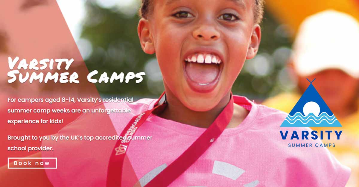 varsitycamps's tweet photo. We are delighted to announce that we are now offering UK Residential Summer Camps for children aged 8-14!

Join us for a summer of fun!

For more information visit our brand new website here:
🔗 https://t.co/iyKp1CCApK https://t.co/8yAqIX2D0p