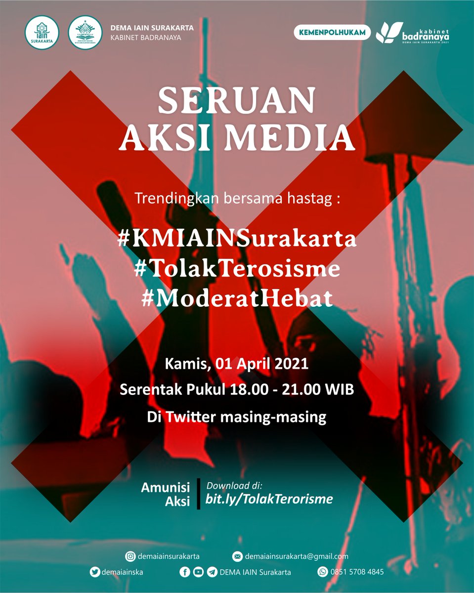 Misbah_inf's tweet photo. ......
@Kemenag_RI
@YaqutCQoumas
@iainsurakarta
@demaiainska
#KMIAINSURAKARTA
#TolakTerorisme
#ModeratHebat https://t.co/jqTTTOOEB1