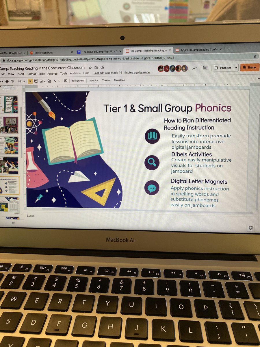 MsStanton1's tweet photo. Learning some of the BEST quick tweaks to get the most out of phonics instruction and book clubs in the concurrent classroom. @4KristenEnglish @lizmormanlt @RRothAP #BESTedcamp #385Pride https://t.co/oo3amup4qx