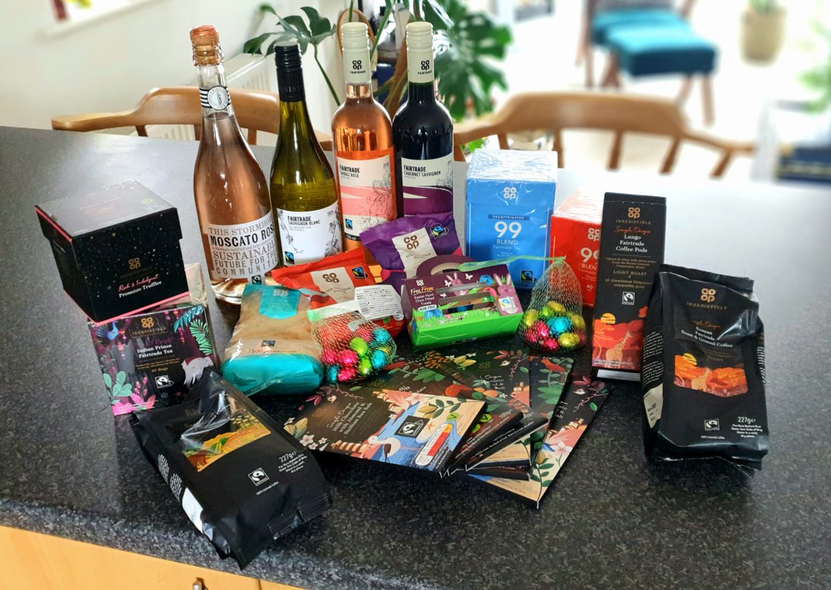 So thankful to <a href="/coopuk/">Co-op</a> for the amazing Fairtrade Hamper after winning a competition! I will be donating some to the local food bank and enjoying the rest with my family this Easter. Find out more about Fairtrade at the Co-op here: coop.co.uk/our-suppliers/…