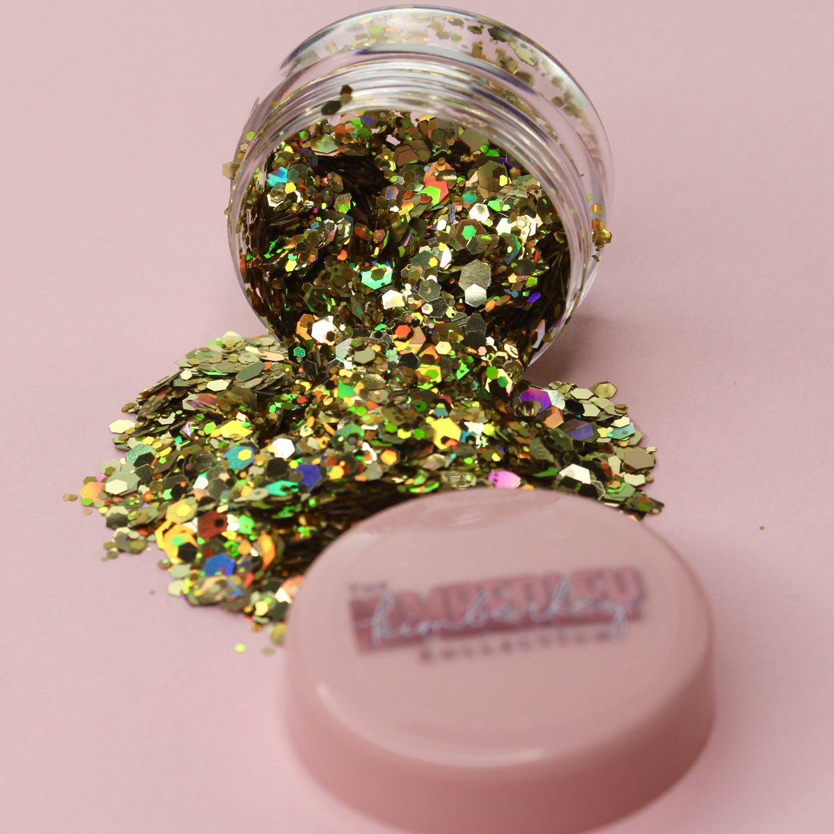 TKKollection's tweet photo. Glitter names in order of posts: 

- Ruby
- Yellow Topaz 
- Cerise 
- Camo 

Stay tuned for the reveal of the final shade in our premium glitter range... 🛍✨🤩 https://t.co/kLSkhDHhx5
