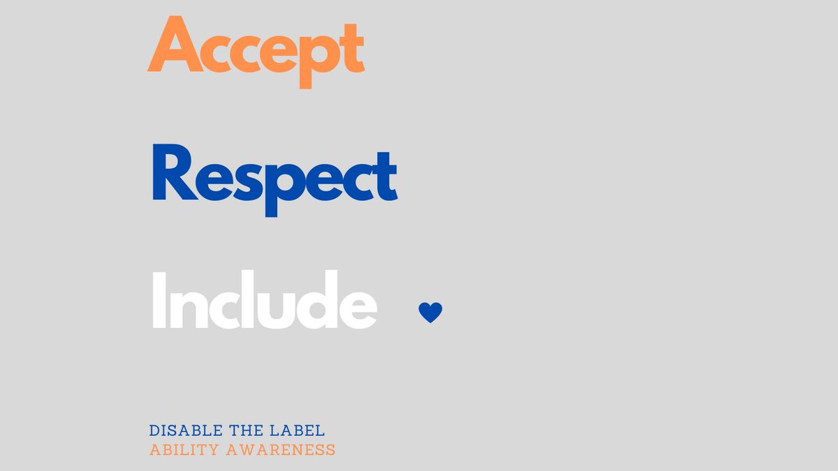 mereynolds16's tweet photo. April is Ability Awareness month. Let's embrace and celebrate all of things that make us unique. #acceptrespectinclude #abilityawareness #disablethelable @stagghighschool @AASjrsrclass @AASstudentcouncil @d230proud https://t.co/O5cGI48Z32