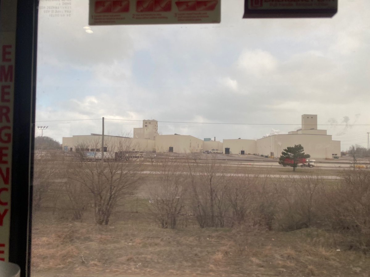 TimeAndChance's tweet photo. Just passed the US Steel plant off Lake Michigan.... https://t.co/eiODADGJsR