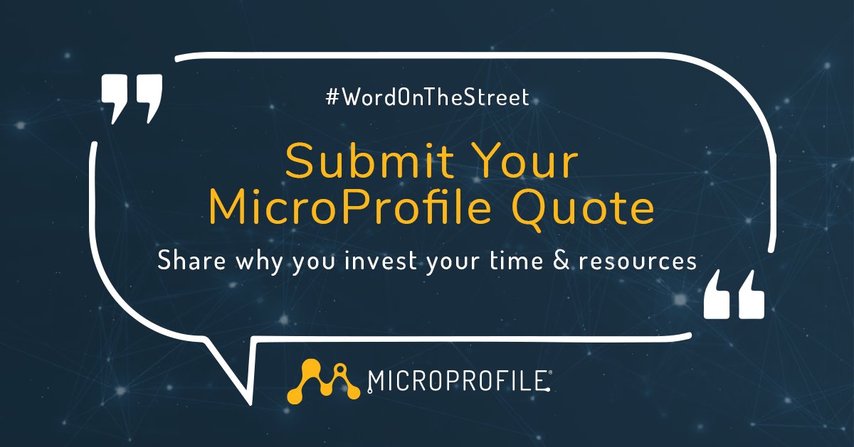 MicroProfileIO's tweet photo. #WordOnTheStreet: Submit your #MicroProfile quote & share why you invest your time & resources developing/using the #MicroProfileTechnology. https://t.co/FKEyLKPTTR
#ByCommunityForCommunity #SharingIsCaring #OpenSource #Oss https://t.co/UFpRMr0ylY
