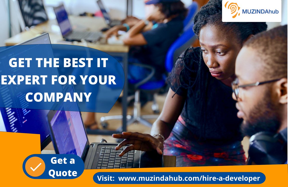 Hire a trained IT expert to help solve your tech related problems. For a placement quote, visit muzindahub.com/hire-a-develop…