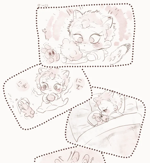 ❄️🐆💤……。。。👼🐰?👼おはぎ⁈ 