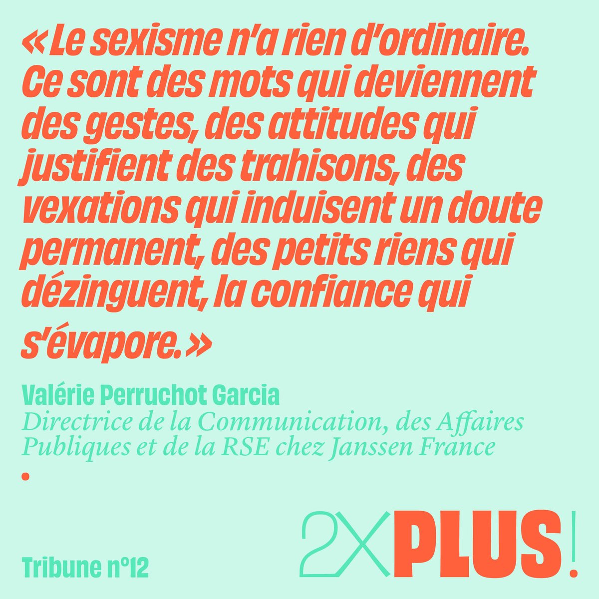 USBEKetRICA's tweet photo. Pour @perruchotgarcia, parler de sexisme « ordinaire », c’est déjà le banaliser. Elle est le douzième témoignage de notre série de tribunes #2XPlus, qui donne la parole aux femmes pour raconter le sexisme ordinaire en entreprise ➡️ https://t.co/gSVppii4Lj https://t.co/gKa1ex4qDQ