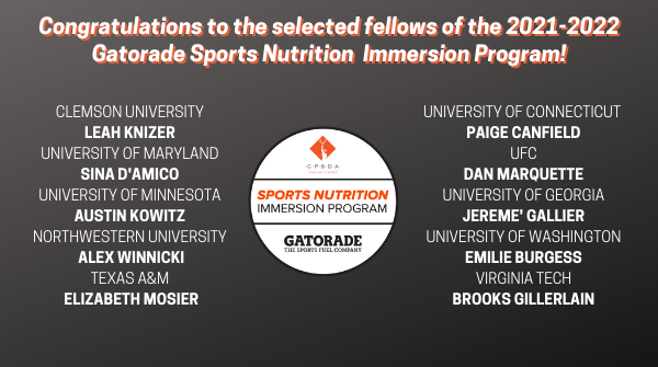 fuelingvictory's tweet photo. Congrats to the selected fellows! We’re Looking forward to kicking off the next #GatoradeSNIP class this summer and keeping up with the work they will be doing throughout the year! 👏🏼 @gppartner https://t.co/QnTBzRGGgP