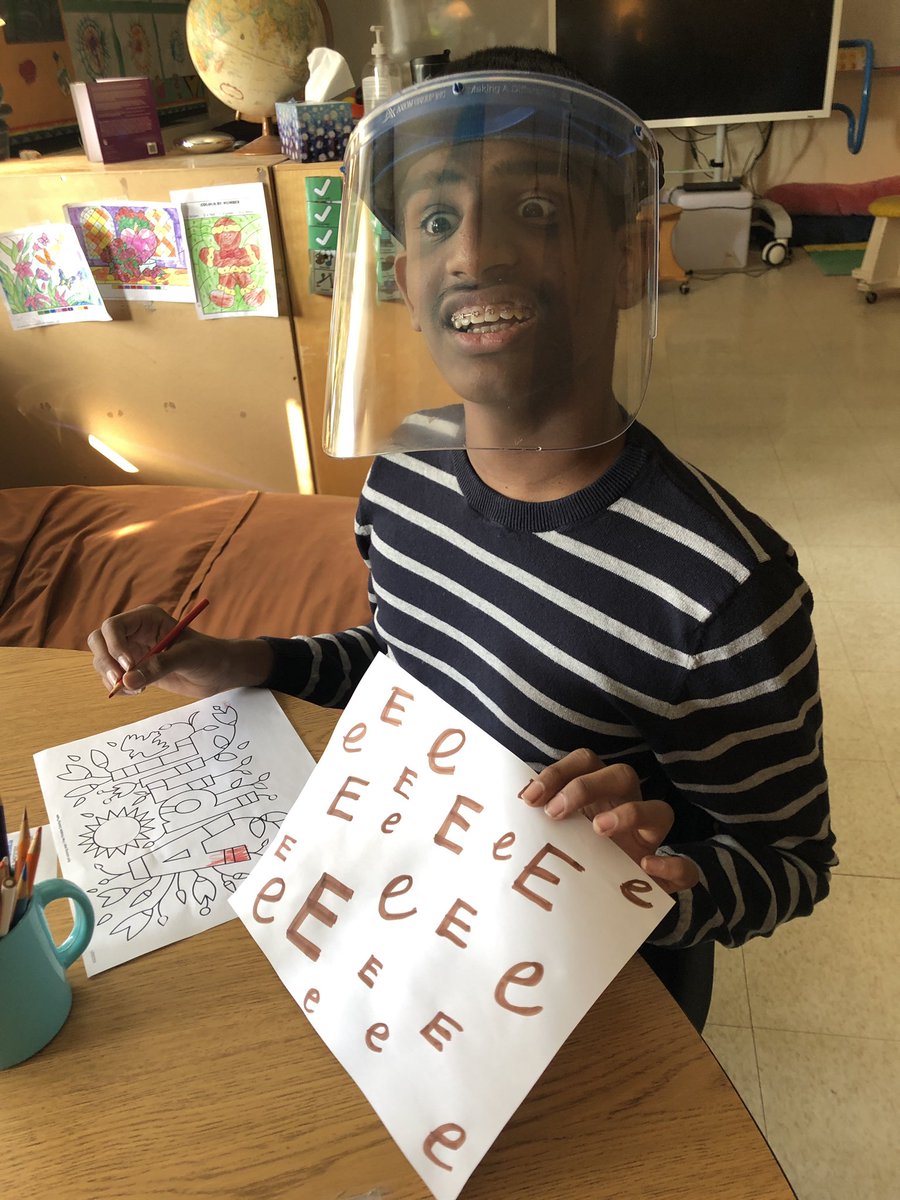 MsWillettR's tweet photo. Played some pranks on our students this morning. Mixed-up-calendar, spaghetti in the tree (1957 BBC prank), shrunken ball, brown-Es, #AprilFish (France) and so much more! They are loving it! #AprilFools #SpecialEducation @wrdsb @stwwrdsb #Room22Superstars https://t.co/moM9UQJdJN