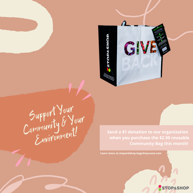 NewGroundInc's tweet photo. You can give back to New Ground by picking up a $2.50 reusable Community Bag at the Stop &amp; Shop located at 2525 Hempstead Turnpike, East Meadow NY during  the month of April. We will receive a $1 donation for every bag sold this month.

#newgroundinc #homelessveterans https://t.co/EqKo9k2g50