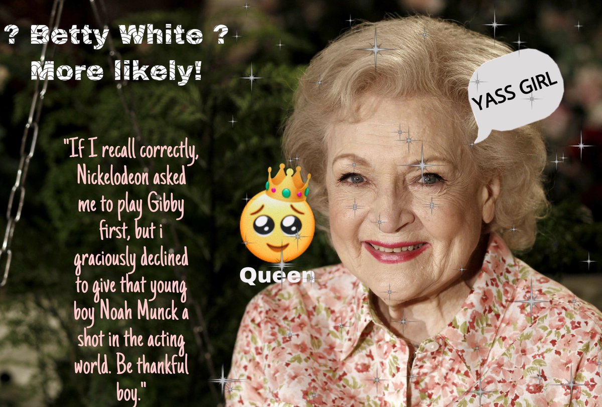 charmacdurf's tweet photo. 😱😓 is this true? @bettywhiteluver ? #iCarly #Gibby #BettyWhite #NoahMunck https://t.co/Qy6k4OH83c