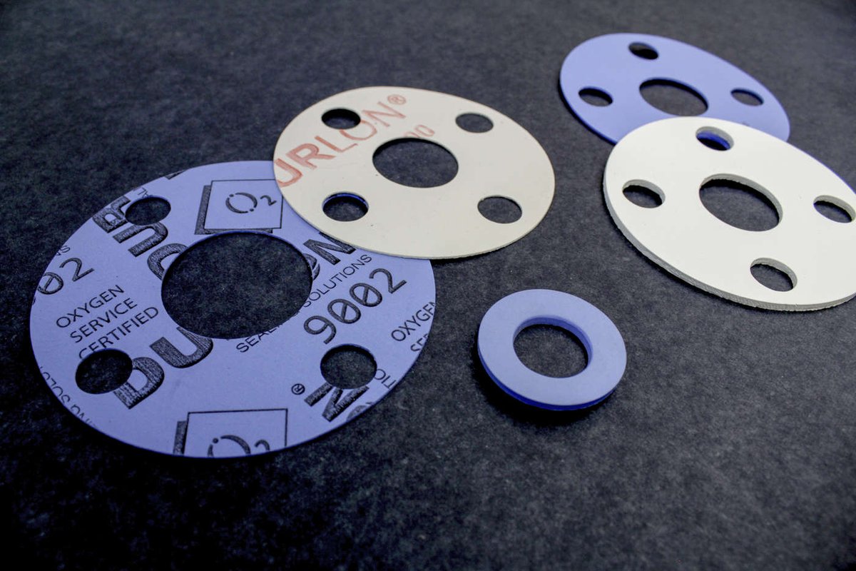 AllCustomGasket's tweet photo. Durlon 9002 is excellent for extreme cryogenic demands. It has passed both gaseous and liquid oxygen tests, conforms to FDA standards and are traditionally oxygen cleaned, bagged, labelled &amp; sealed for Oxygen Service. 
#oxygenservice #oxygen #FDA #gaskets #manufacturing https://t.co/bJgGwjVp1w