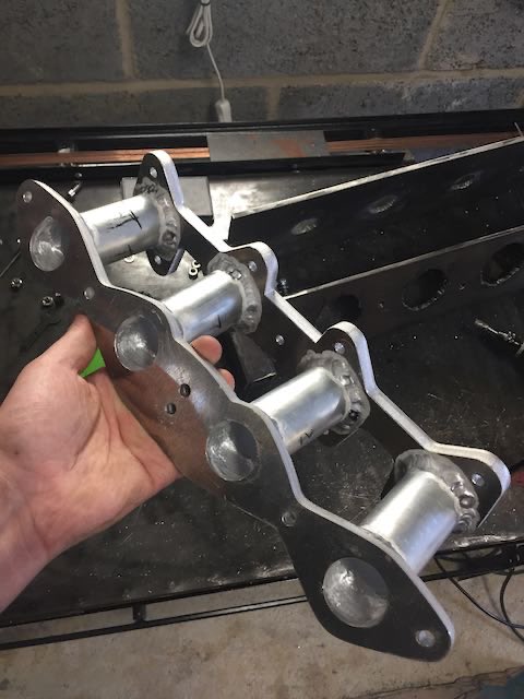 bytesandbolts's tweet photo. @dcuthbert Modelled in fusion360, 3D printed to make sure it fits, then laser cut flanges and runners cut to length, finally welded together in a jig, running in the car now. Not too far from what you’ve got on your hands. https://t.co/dWGCmt4TOg