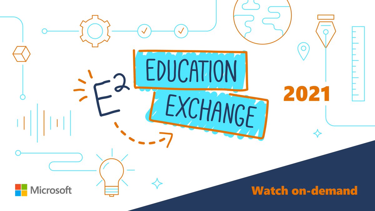 MicrosoftEDU's tweet photo. Wishing you could relive the excitement of Microsoft's Education Exchange all year long? We've got some good news. 😉

All of the keynotes, quick tips, and Professional Learning sessions are now available on the #MicrosoftEDU YouTube channel: https://t.co/R18kh8Gxx0 #E2 https://t.co/nC6T9EINN4